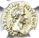 Nerva Ar Denarius Silver Roman Coin 96-98 Ad Certified Ngc Au Rare In Au