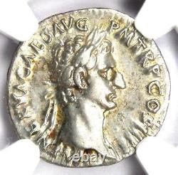 Nerva AR Denarius Silver Roman Coin 96-98 AD Certified NGC AU Rare in AU