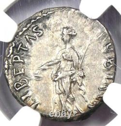 Nerva AR Denarius Silver Roman Coin 96-98 AD Certified NGC XF (EF) Rare