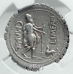 ODYSSEUS returns from ODYSSEY to DOG 82BC Silver Roman Republic Coin NGC i78644