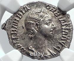 ORBIANA Severus Alexander Wife Rome Ancient Silver Roman Coin NGC MS i81813