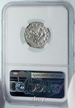 OTACILIA SEVERA Authentic Ancient 246AD Silver Roman Coin CONCORDIA NGC i85412