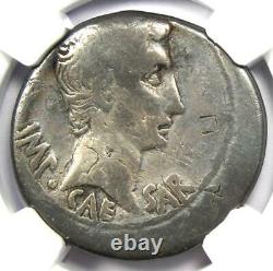 Octavian Augustus AR Cistophorus Silver Coin 25-20 BC Certified NGC VG
