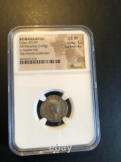 Otho AR Denarius Ancient Roman Coin 69 AD NGC Choice VF 3/5 4/5 Eye Appeal Rare