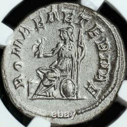 PHILIP I NGC Ch AU ANCIENT ROMAN COINS, AD 244-249. AR Double-Denarius. A841
