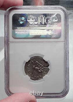PHILIP I the ARAB 1000 Years of Rome Twins & Wolf Silver Roman Coin NGC i60201