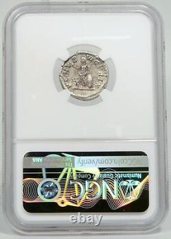 PLAUTILLA wife of Caracalla. CUPID, VENUS, Apple. NGC Cert. VF Roman Empire Coin