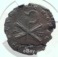 POEMENIUS Revolt in name of Constantius CHI-RHO NGC Certified Roman Coin i80522