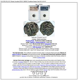 PONTIUS PILATE Tiberius Jerusalem JESUS CHRIST Crucifixion Roman Coin NGC i83919