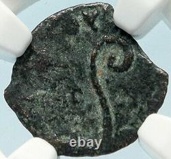 PONTIUS PILATE Tiberius Jerusalem JESUS CHRIST Crucifixion Roman Coin NGC i83978