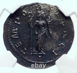 PROBUS Authentic Ancient 277AD Lugdunum Roman Coin FELICITAS NGC Ch AU i81650