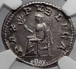 PUPIENUS 238 AD Authentic Ancient Silver Roman Coin Certified NGC Choice XF RARE