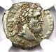 Pertinax Ar Denarius Silver Roman Coin 193 Ad. Certified Ngc Vf 5/5 Surfaces