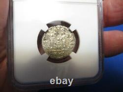 Probus Silver Ancient Roman Coin AD 276-282 B Aurelianianus NGC F 21 mm