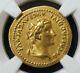 Rare Roman Tiberius Gold Av Aureus Livia Coin 14-37 Ad Certified Ngc Very Fine $