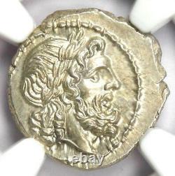 Roman AR Victoriatus Jupiter Victory Coin 211 BC NGC Choice MS and 5/5 Surface