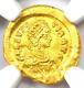 Roman Aelia Eudocia Av Tremissis Gold Coin 423-460 Ad Certified Ngc Choice Au