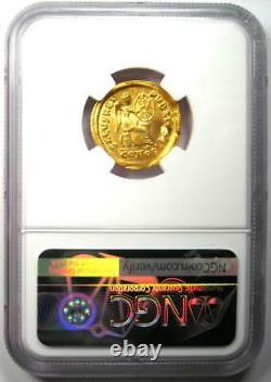 Roman Aelia Eudoxia AV Solidus Gold Coin 400-404 AD Certified NGC Choice XF