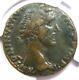 Roman Antoninus Pius Ae Sestertius Copper Coin 138-161 Ad Certified Ngc Vf