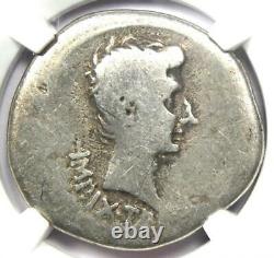 Roman Augustus AR Cistophorus Coin 27 BC 14 AD Certified NGC Good
