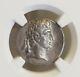 Roman, Augustus Denarius Ngc Choice Vf Ancient Silver Coin