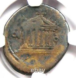 Roman Augustus Octavian AR Denarius Coin 21 BC Certified NGC VG