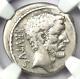 Roman Brutus Ar Denarius Silver Coin 54 Bc (issue As Moneyer) Certified Ngc Vf