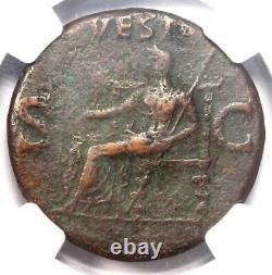 Roman Caligula AE As Copper Coin 37-41 AD Certified NGC Choice Fine