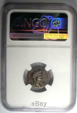 Roman Caligula AR Denarius Silver Coin 37-41 AD Certified NGC Choice Fine