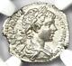 Roman Caracalla Ar Denarius Silver Coin 198-217 Ad Certified Ngc Au