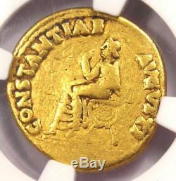 Roman Claudius Gold AV Aureus Constantia Coin 41-54 AD Certified NGC VG