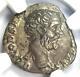 Roman Clodius Albinus Ar Denarius Coin 195-197 Ad Certified Ngc Xf Condition