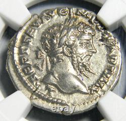Roman Coin 193-211 Septimius Severus/Laodicea Silver Denarius NGC Choice XF