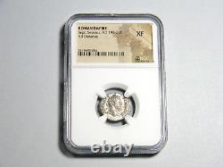 Roman Coin 193-211 Septimius Severus Silver Denarius NGC Extra Fine