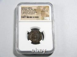 Roman Coin Diocletian AD 284-305 BI Aurelianianus NGC MS 5/5 3/5
