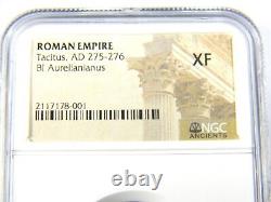 Roman Coin Tacitus AD 275-276 BI Aurelianianus NGC Extra Fine