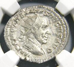 Roman Coin Trajan Decius AD 249-251 AR Antoninianus NGC MS 4/5 3/5
