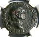 Roman Coin Vespasian /eagle On Globe 69-79 Ad Æ As Ngc Very Fine