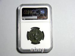 Roman Coin Vespasian / Roma 69-79 AD Æ Dupondius NGC Very Fine
