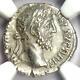 Roman Commodus Ar Denarius Silver Coin 177-192 Ad Certified Ngc Choice Xf (ef)