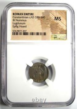 Roman Constantininian BI Nummus Coin (330-340 AD) Certified NGC MS (UNC)