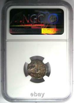 Roman D. Silanus Lf. AR Denarius Silver Coin 91 BC Certified NGC Choice VF