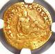 Roman Domitian Gold Av Aureus Germania Mourning Coin 81-96 Ad Ngc Vg