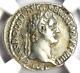 Roman Domitian Rr Denarius Silver Coin 81-96 Ad Certified Ngc Xf (ef)