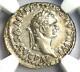 Roman Domitian As Augustus Ar Denarius Dolphin Coin 81-96 Ad Ngc Choice Xf