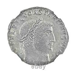 Roman Emperor Constantine The Great Coin Jovi Conservatori NGC Certified AU