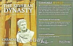 Roman Emperor Silver Denarius of Caracalla Coin NGC Certified VF & Story