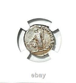 Roman Emperor Trajan Drachm Coin NGC Certified VF With Story, Certificate