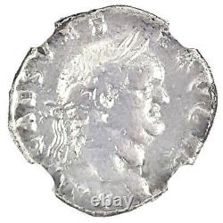 Roman Emperor Vespasian Silver Denarius Coin NGC Certified With Story