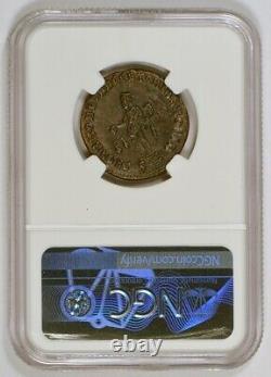 Roman Empire AD 305-306 BI Nummus Ancient Coin for Constantius I, NGC Graded XF
